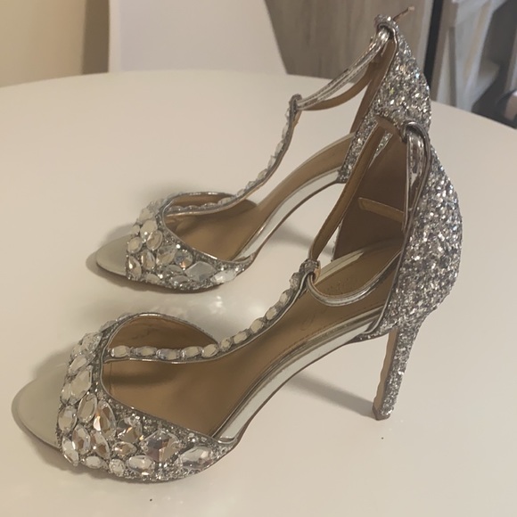 Jewel Badgley Mischka Conroy Evening Sandals - Picture 6 of 8